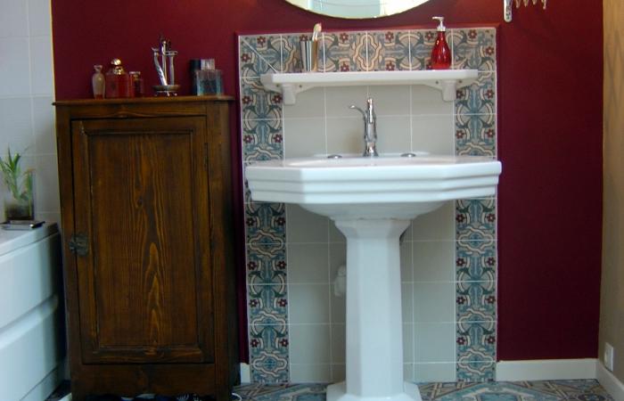 Three antique French floors in a Burgundy Farmhouse restoration 