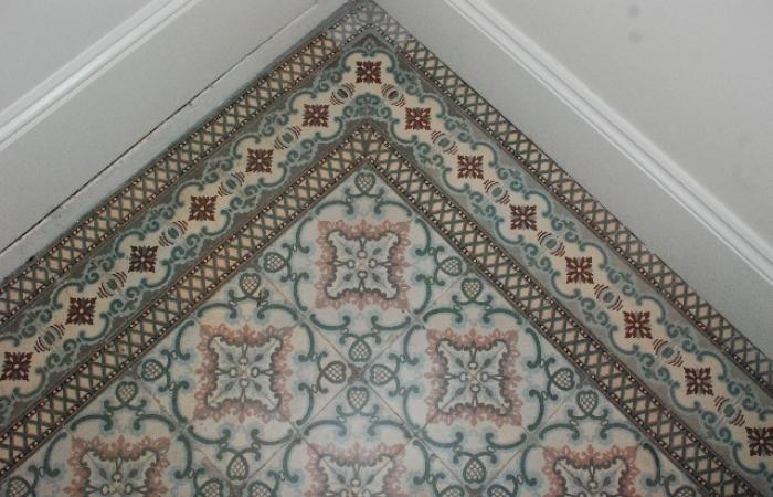 A large Art Nouveau entrance hall in Dulwich, London