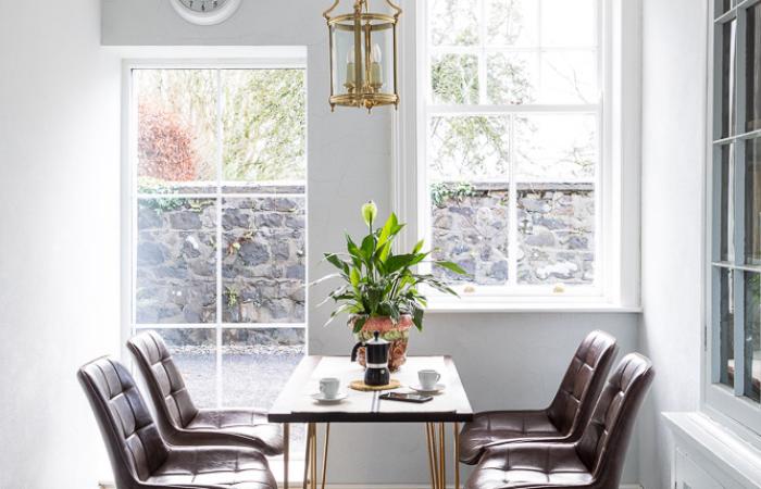 A floral themed antique Belgian ceramic in rural Northern Ireland