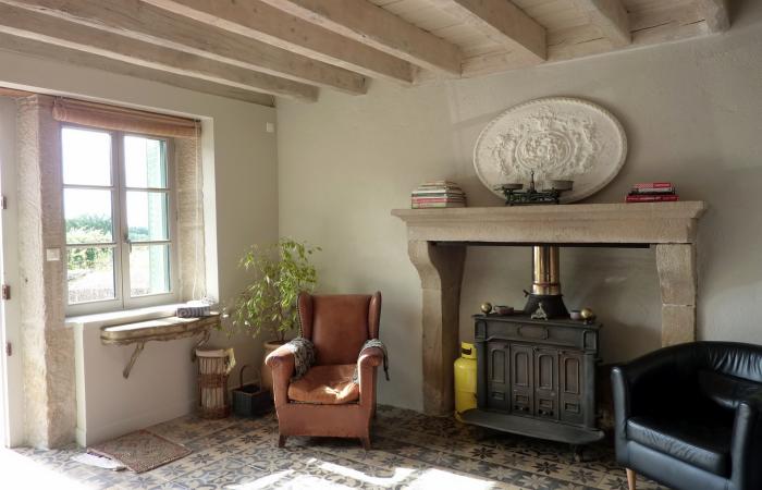 Three antique French floors in a Burgundy Farmhouse restoration 