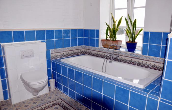 A bathroom in Aeroeskoebing, Denmark
