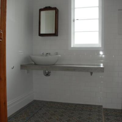 A wet room and patio in Perth, Australia