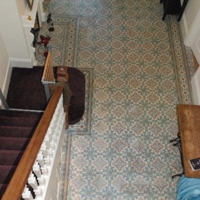 A large Art Nouveau entrance hall in Dulwich, London