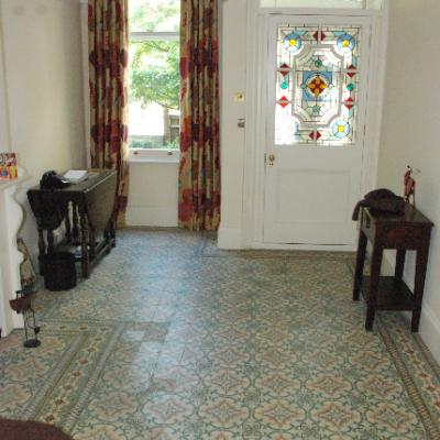 A large Art Nouveau entrance hall in Dulwich, London