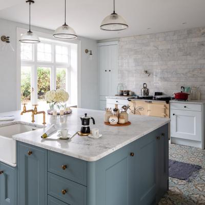 A floral themed antique Belgian ceramic in rural Northern Ireland