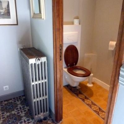 Three antique French floors in a Burgundy Farmhouse restoration 