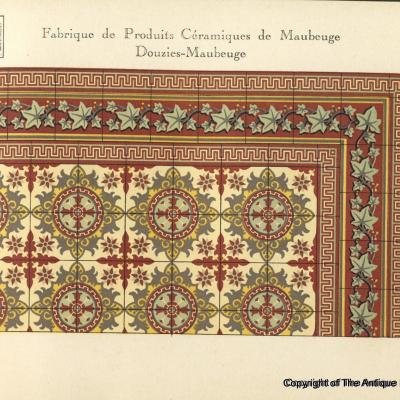 A Douzies Maubeuge ceramic in a Somerset Edwardian house