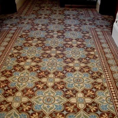 A large turn of the century entrance hallway in Cheshire, England