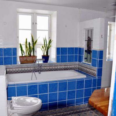 A bathroom in Aeroeskoebing, Denmark