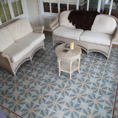 Art Nouveau elegance in a Northern California sunroom 