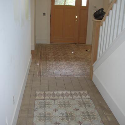 Period antique floors in a new build in Seattle