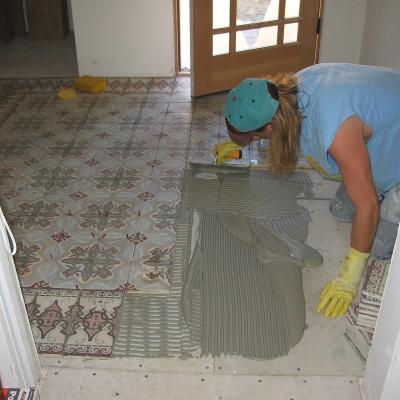 Period antique floors in a new build in Seattle