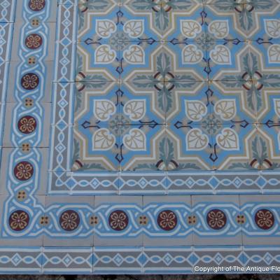 16m2 triple border antique Belgian ceramic floor