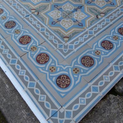 16m2 triple border antique Belgian ceramic floor