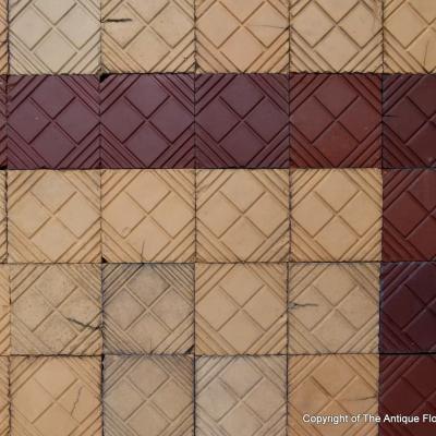 9.5m2 of Perrusson antique ceramic garden patio tiles