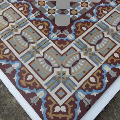 A 15.3m2 / 165 sq ft antique French Winckelmans floor