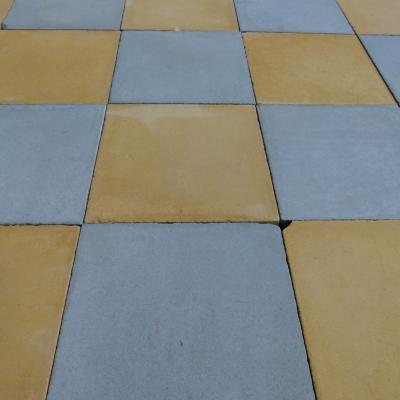 10.5m2+ antique French carreaux de ciments damier floor