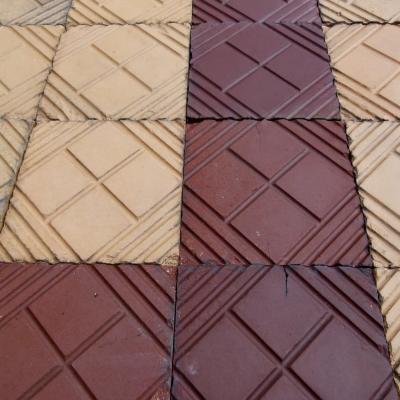 9.5m2 of Perrusson antique ceramic garden patio tiles