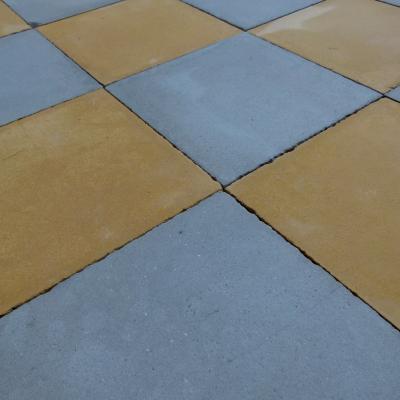 10.5m2+ antique French carreaux de ciments damier floor