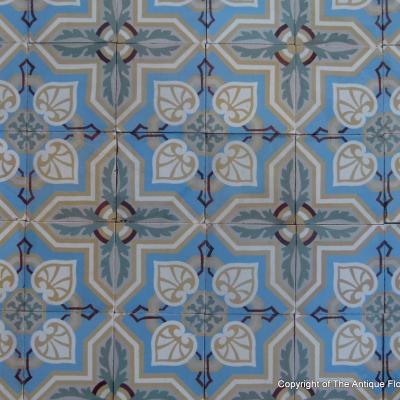 16m2 triple border antique Belgian ceramic floor