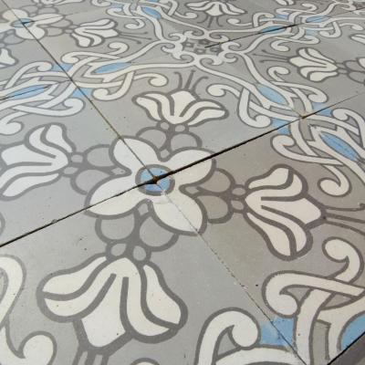 A beautiful 22m2 art nouveau ceramic floor 