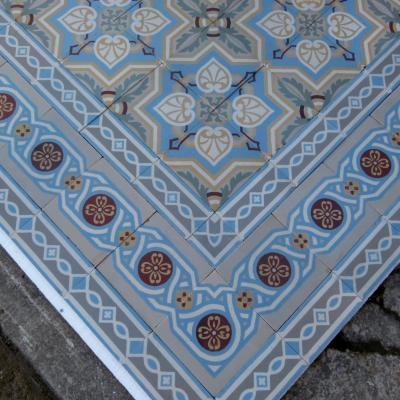 16m2 triple border antique Belgian ceramic floor