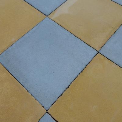 10.5m2+ antique French carreaux de ciments damier floor