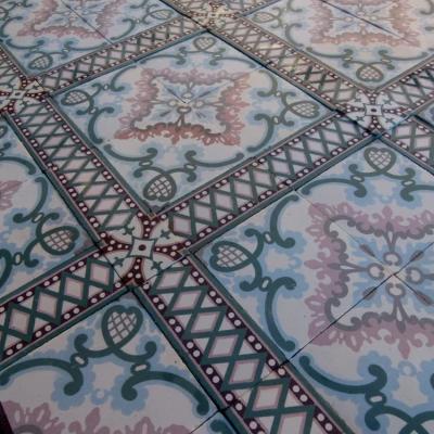 Stunning 19m2 to 20m2 Belgian ceramic art nouveau floor