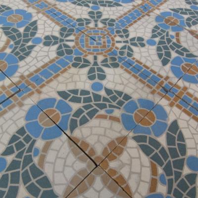 20.5m2+ / 220 sq ft antique faux mosaique themed floor - 1933