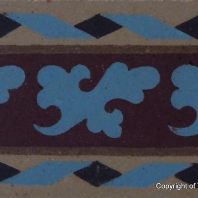 A small 3.4m2 period Boch Freres ceramic c.1900