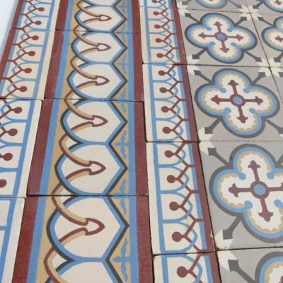 A large Chimay ceramic with triple borders - c.33.25m2 / 360 sq ft.