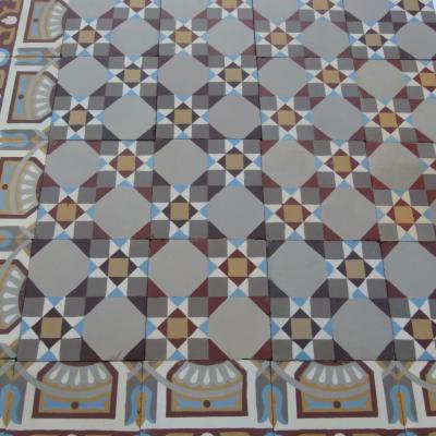 A 15.3m2 / 165 sq ft antique French Winckelmans floor