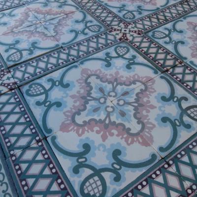 Stunning 19m2 to 20m2 Belgian ceramic art nouveau floor