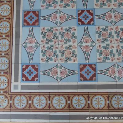 An impressive period Douvrin floor - c.16.5m2 / 177 sq ft.