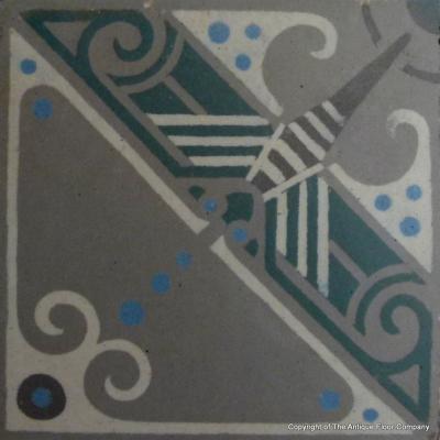 An 10.7m2 Ceramiques Moderne Art Deco floor