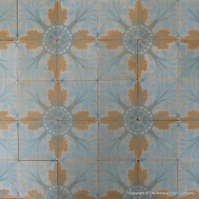 c.5.75m2 / 62 sq ft. French Douzies Maubeuge ceramic