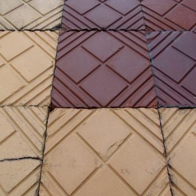 9.5m2 of Perrusson antique ceramic garden patio tiles