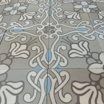 A beautiful 22m2 art nouveau ceramic floor 