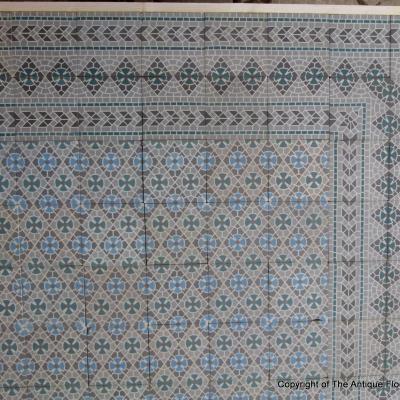 An 11.5m2 Belgian ceramic Rebaix floor c.1920-1930
