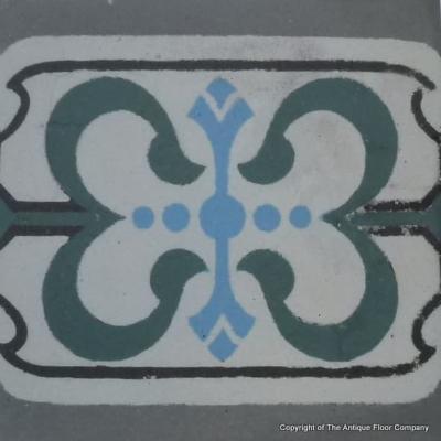 Impressive 10.75m2 / 117 sq. ft Belgian Art Nouveau floor