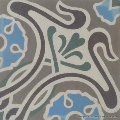 2.7m2 to 4.7m2 of Belgian Art Nouveau ceramic tiles