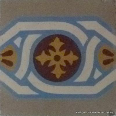 13.5 linear metres of antique Belgian ceramic borders