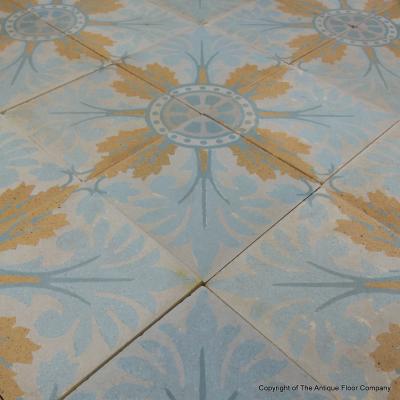 c.5.75m2 / 62 sq ft. French Douzies Maubeuge ceramic