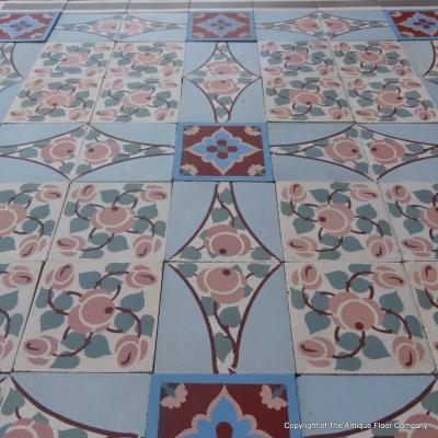 An impressive period Douvrin floor - c.16.5m2 / 177 sq ft.