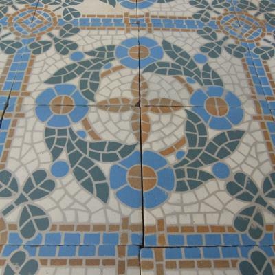 20.5m2+ / 220 sq ft antique faux mosaique themed floor - 1933