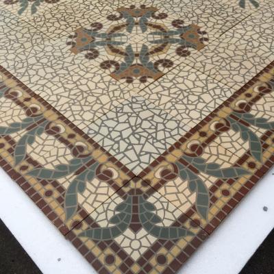 Superbly detailed 17m2 French mosaic themed ceramic floor