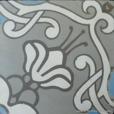 A beautiful 22m2 art nouveau ceramic floor 