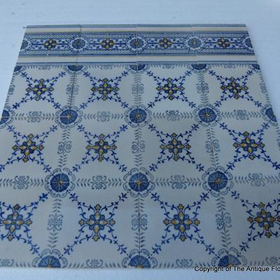 Small quantity of Villeroy and Boch Faience wall tiles - early 20th century