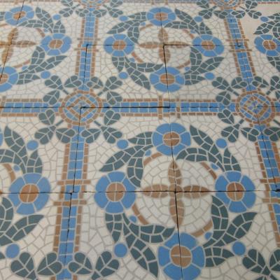 20.5m2+ / 220 sq ft antique faux mosaique themed floor - 1933