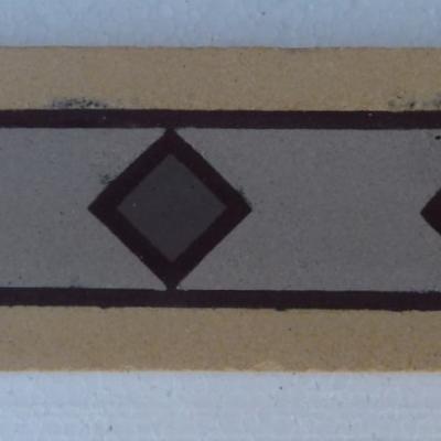 20 Large period Boch Freres border tiles c.1900-1908